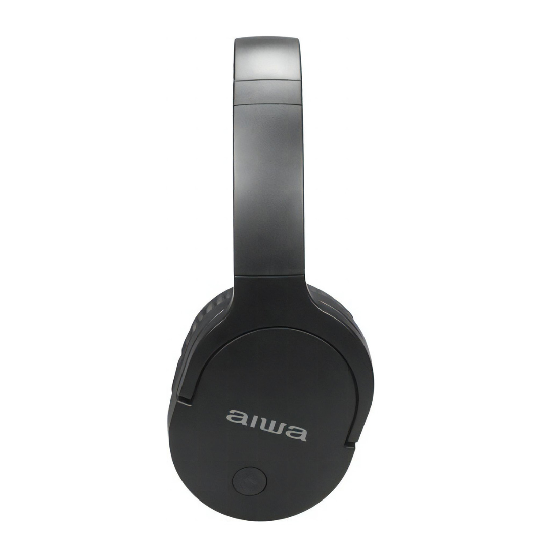 Audífonos Aiwa On-ear Bluetooth Micrófono Color Negro