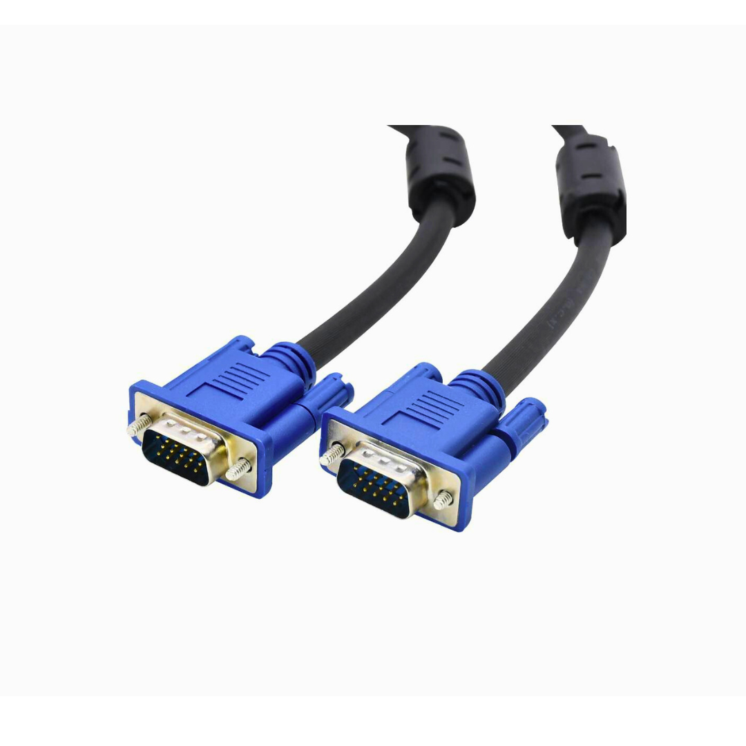 Cable VGA Macho a Macho de 3mts Para Monitor-PC-Proyector