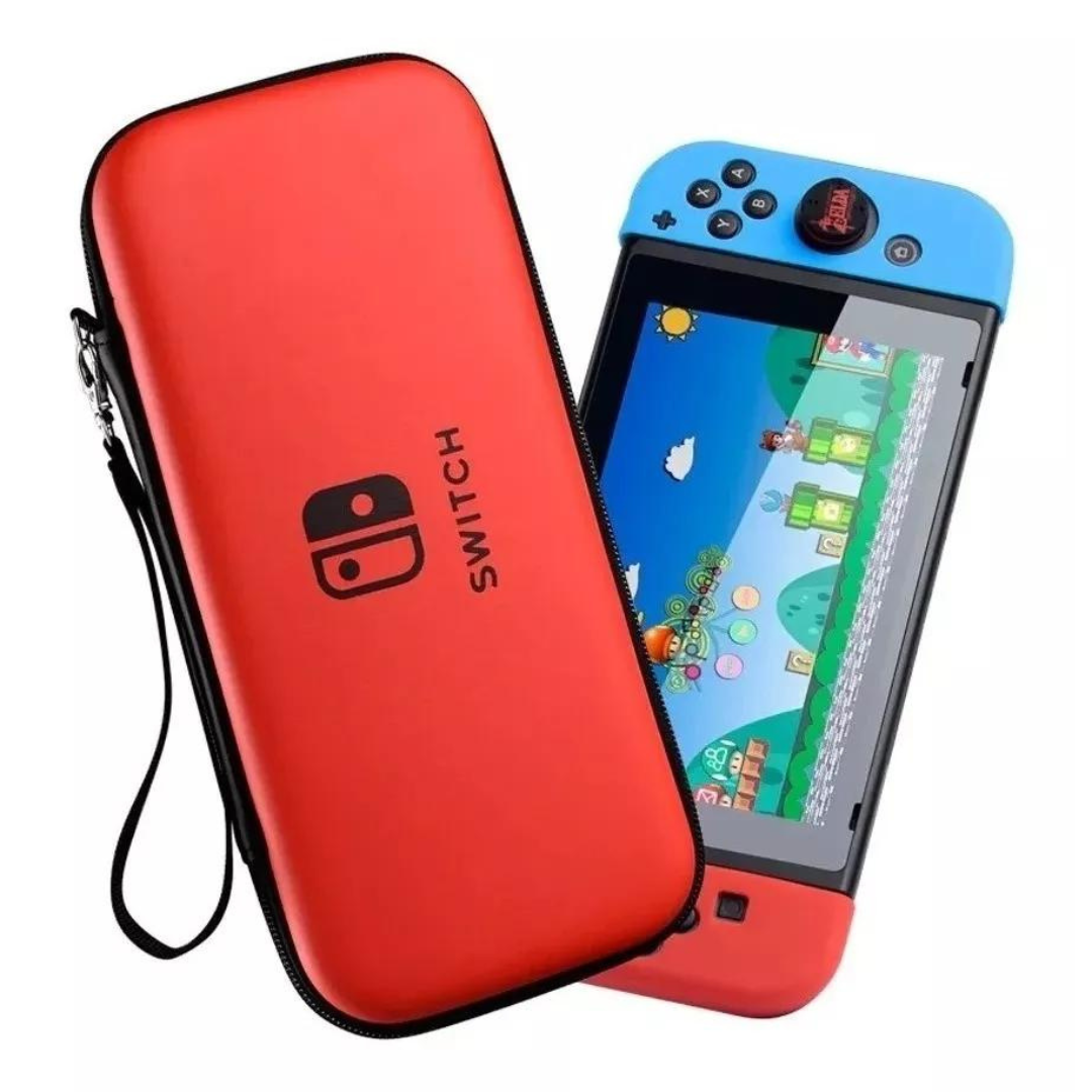 Estuche Resistente Nintendo Switch Rojo