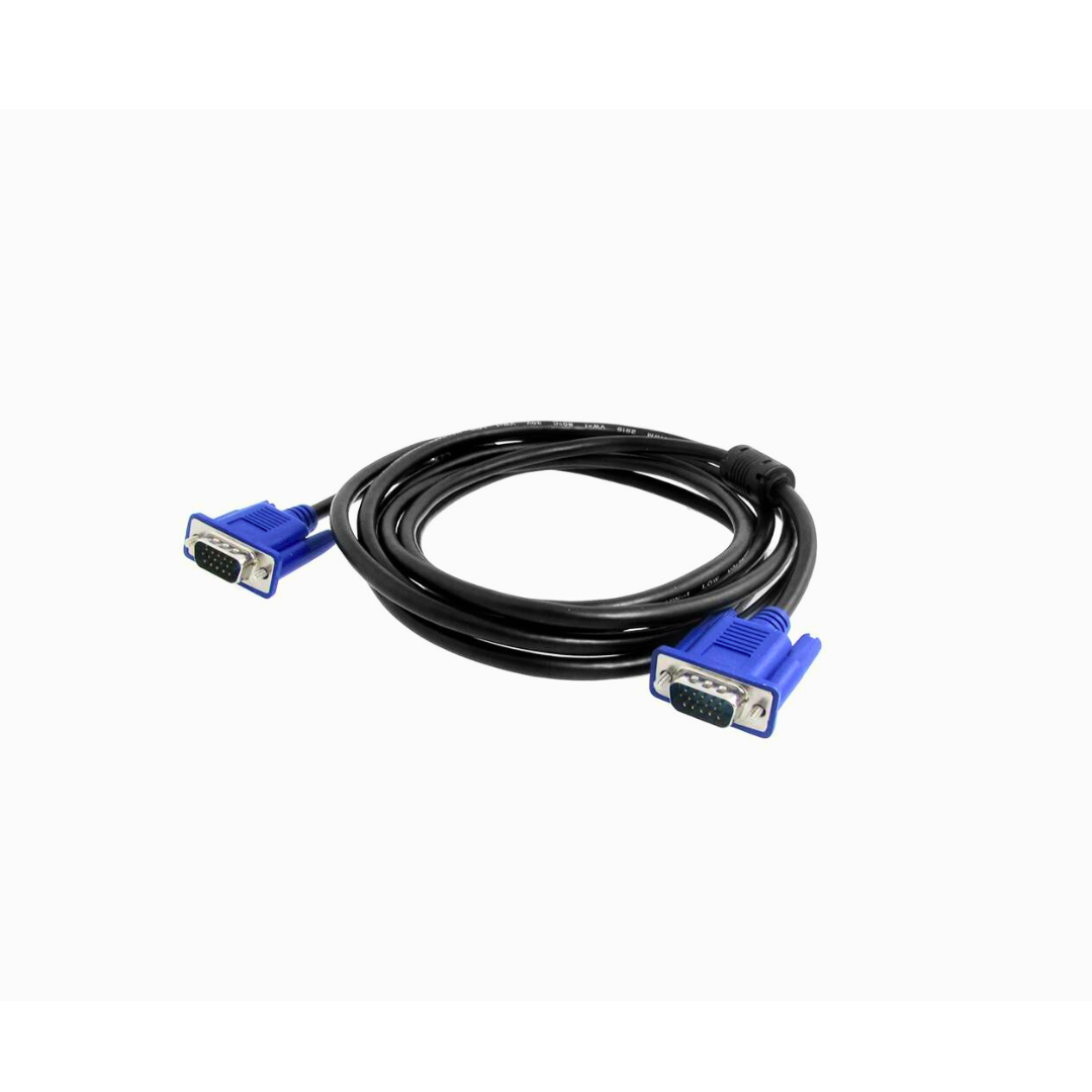 Cable VGA Macho a Macho de 3mts Para Monitor-PC-Proyector