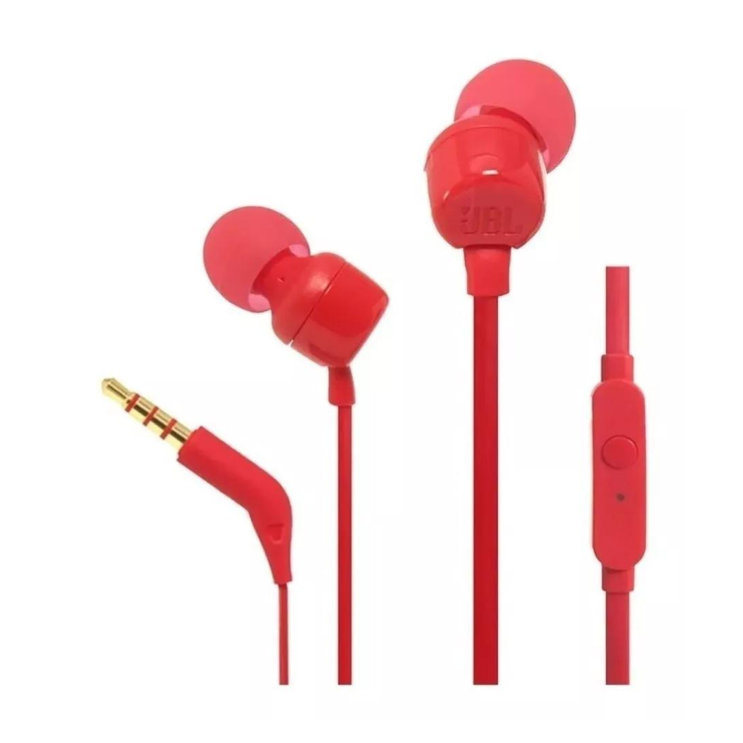 Audifonos JBL In-Ear Headphones Tune110 Rojo