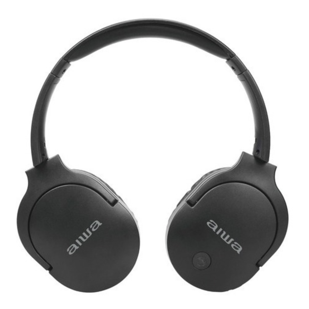 Audífonos Aiwa On-ear Bluetooth Micrófono Color Negro