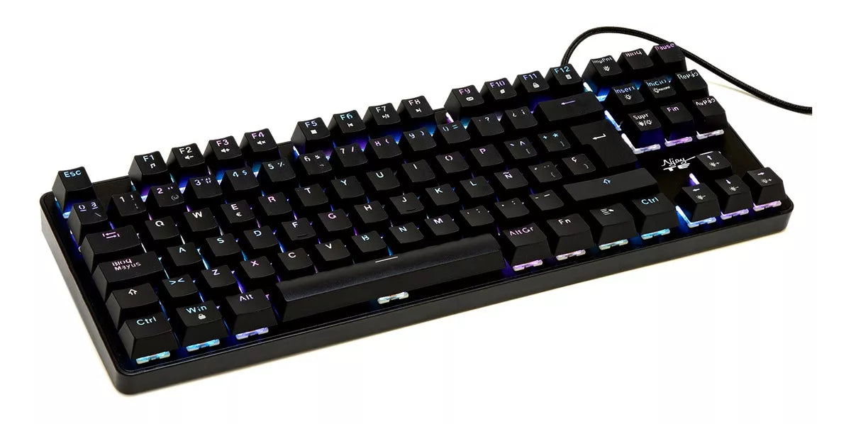 Teclado Gamer Ghost Knight 3 Tournament Edition Outemu Blue Español Con Luz Rgb