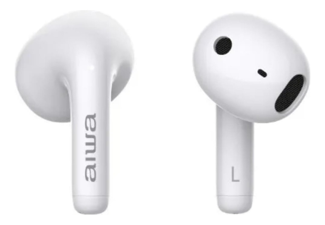 Audífonos Aiwa inalámbrico Tactil In-ear Bluetooth 5.3 Blanco