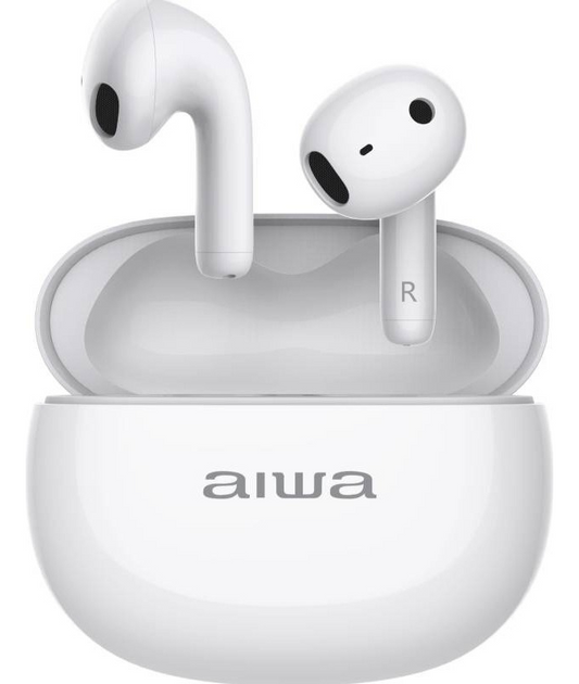 Audífonos Aiwa inalámbrico Tactil In-ear Bluetooth 5.3 Blanco