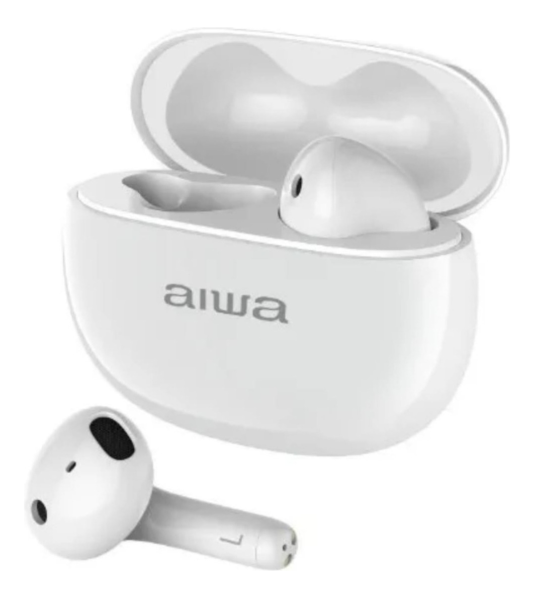 Audífonos Aiwa inalámbrico Tactil In-ear Bluetooth 5.3 Blanco