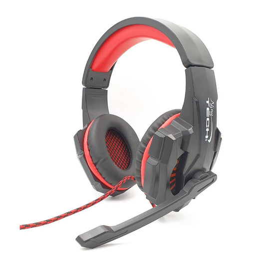 Audifonos Gamer Negro-Rojo Njoy Tech