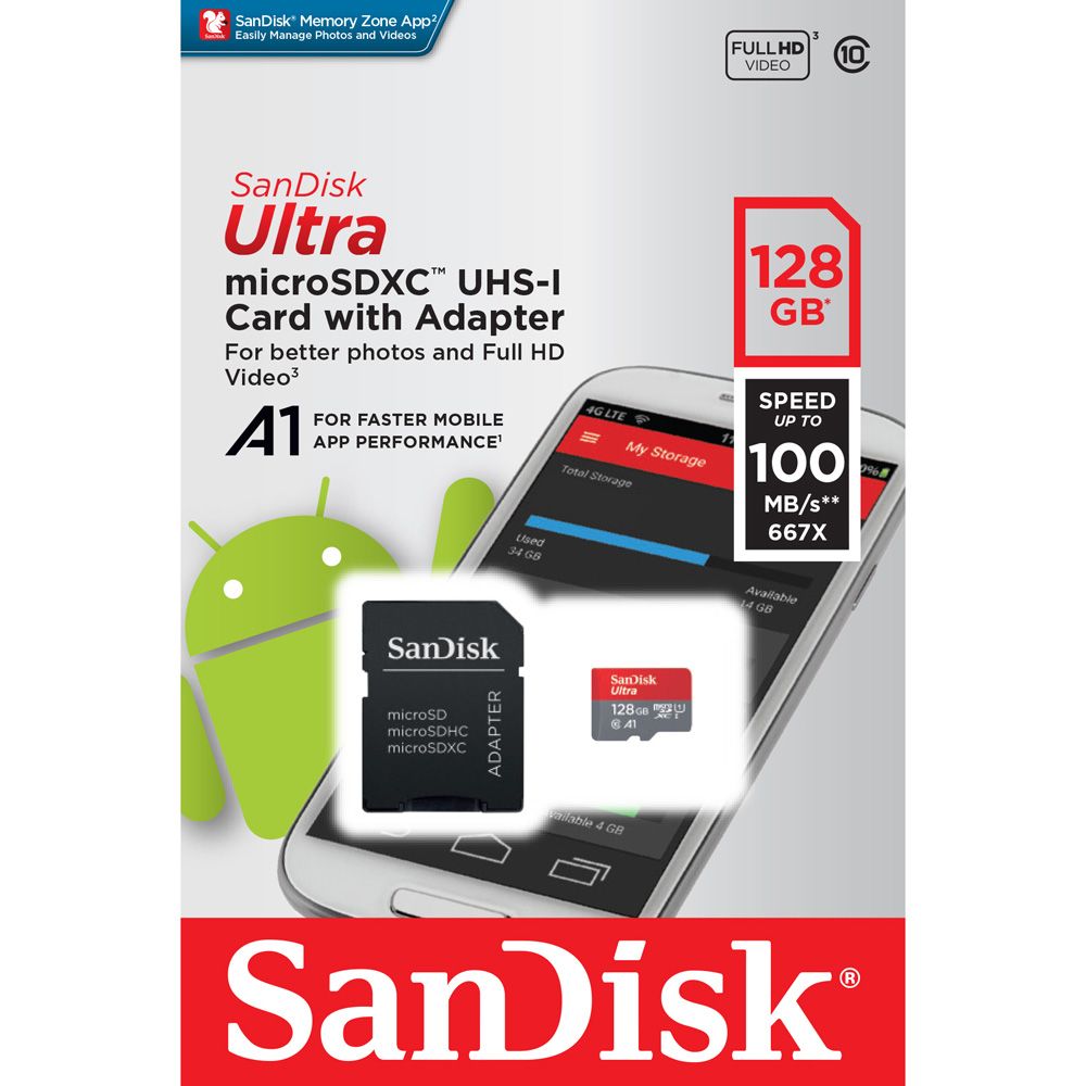 Micro SD Sandisk 28GB