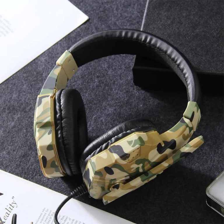 Headset Gamer Camuflado Amarillo Soyto Sy830