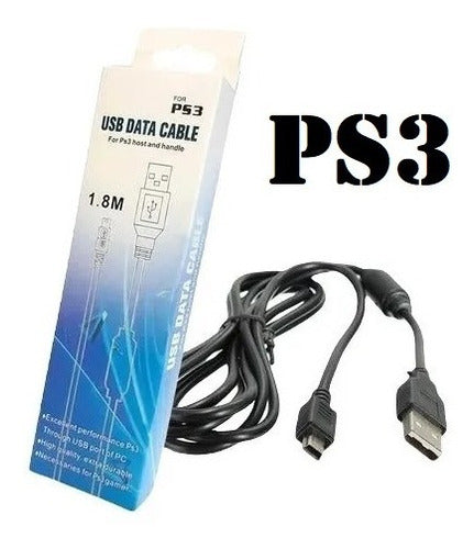 Cable Usb Control Ps3 Carga Rápida