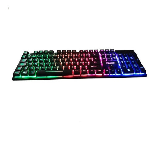 Kit Gamer Teclado Y Mouse Ghost Knight 2 Compatible Con Ps4